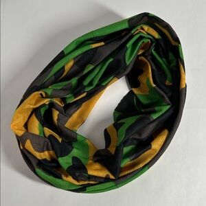 Wide Green Camo Headband - #2062